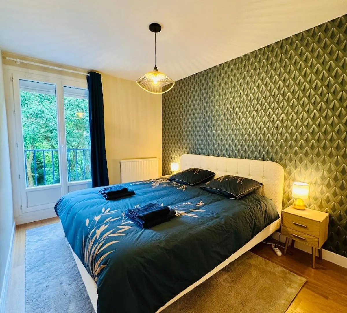 Apartmán Refuge Moderne A Quimper Avec Lit King Size 0*,